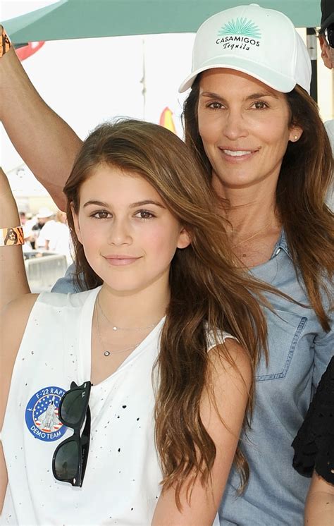 Cindy Crawford And Her Daughter Kaia Gordan Gerber