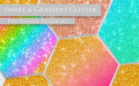 Ombre Glitter Texture Photoshop Tutorial - PrettyWebz Media Business Templates & Graphics