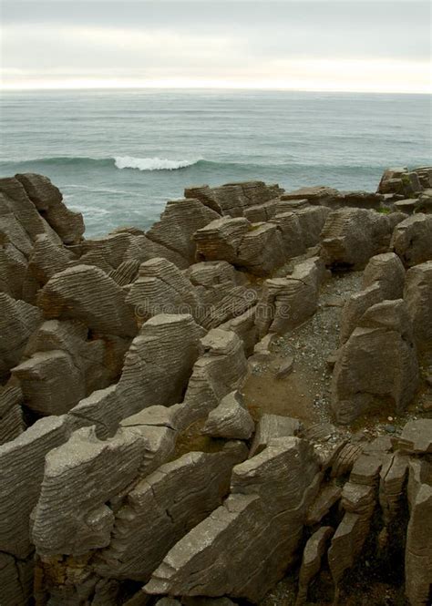 Pancake rocks stock photo. Image of rocks, cliff, coast - 33010030