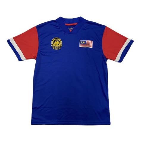 HARIMAU MALAYA RETRO 2010 JERSEY MEN BLUE | Shopee Malaysia