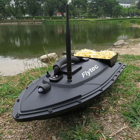 Flytec 2011 5 Smart RC Bait Boat Fishing Tool Toys Dual Motor Fish Finder Boat rc Remote Control ...