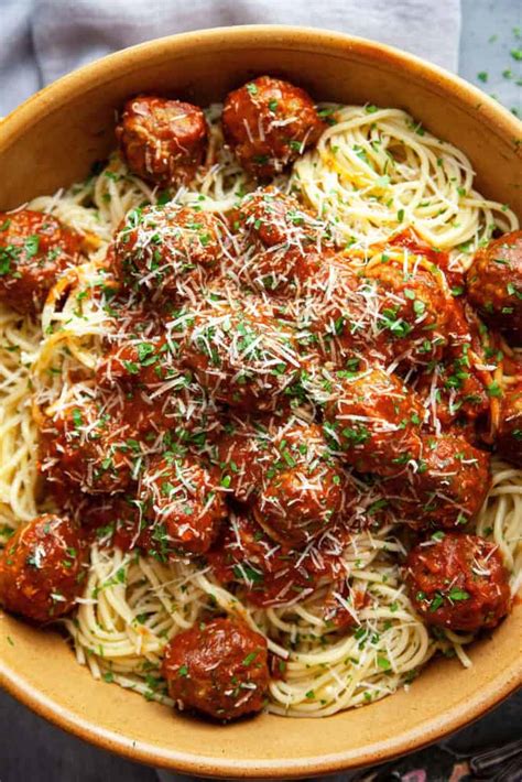 Spaghetti and Meatballs | Foodtasia