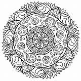 Mandala With Planets And Rockets  Mandalas Coloring Pages For Adults sketch template