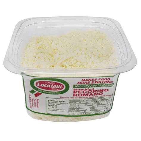 Locatelli Pecorino Romano Shredded Cheese - Shop Cheese at H-E-B