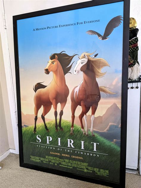 ORIGINAL Spirit: Stallion of the Cimarron Movie FRAMED POSTER 42 x 29 ...