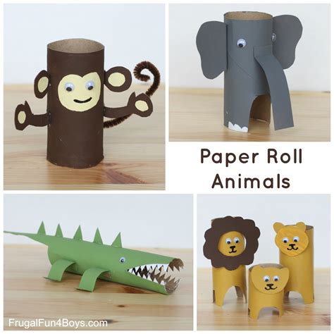 Paper Roll Animals - Frugal Fun For Boys and Girls