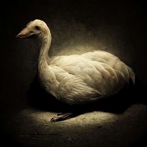 Albino Goose