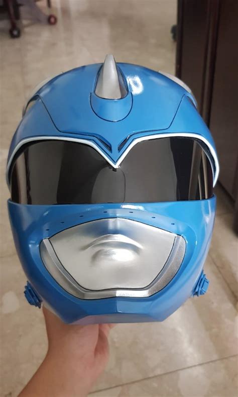 Blue ranger helmet life size scale power rangers, Hobbies & Toys, Toys ...