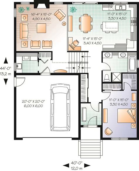 5 Bedroom Split Level House Plan with Garage - 2729 Sq Ft