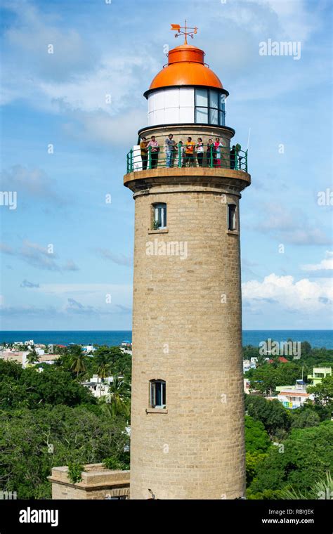 Mahabalipuram lighthouse near Chennai, India Stock Photo - Alamy