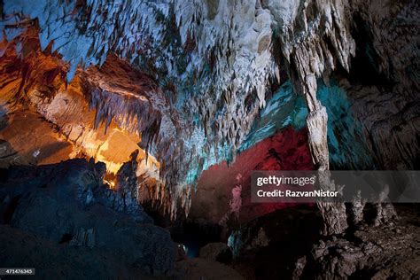 Cave Light Painting High-Res Stock Photo - Getty Images