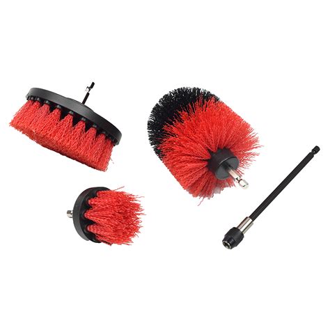 4pc Scrub Brush Cleaning Set - Powerbuilt Tools