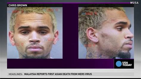 Chris Brown mugshot released as he sits in jail