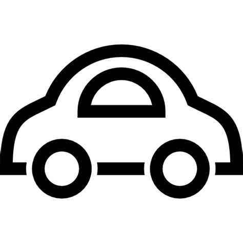 Esquema de coche de juguete - Iconos gratis de transporte