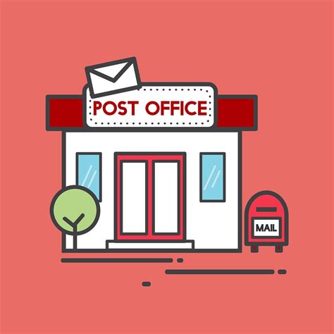 Illustration of a post office | Premium Vector - rawpixel