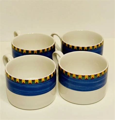 Vintage Riviera/Van Beers by Signature Housewares Taos Coffee cups set ...