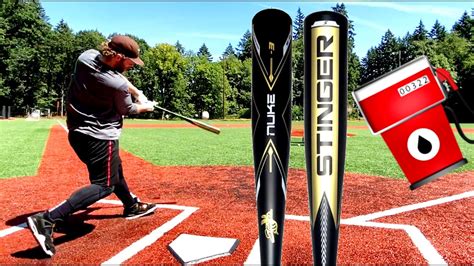 Hitting with the Stinger Nuke - BBCOR Baseball Bat Reviews - YouTube