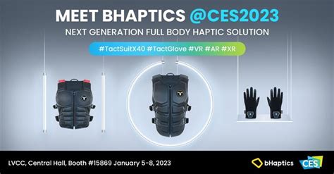 bHaptics 🔜 #CES2023 on Twitter: "bHaptics is unveiling next generation ...