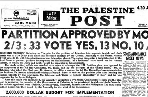 The 1947 Partition Plan: A Turning Point In The History Of Palestine ...