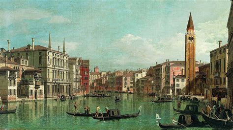 The Grand Canal, Venice, Italy, painting by Canaletto (Giovanni Antonio Canal) | Windows ...