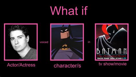 What if Rino Romano voiced Batman in BTAS by Bolinha644 on DeviantArt