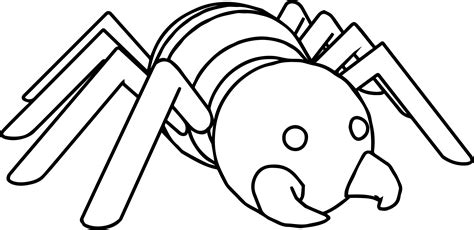 Printable Spider Coloring Pages