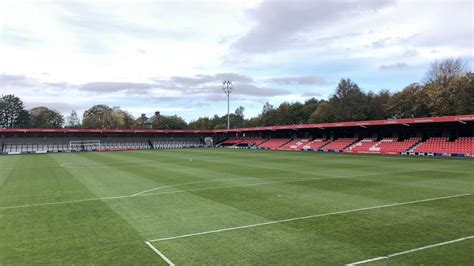 Salford City Peninsula Stadium / Gesamtansicht Des Platzes Im Neuen ...