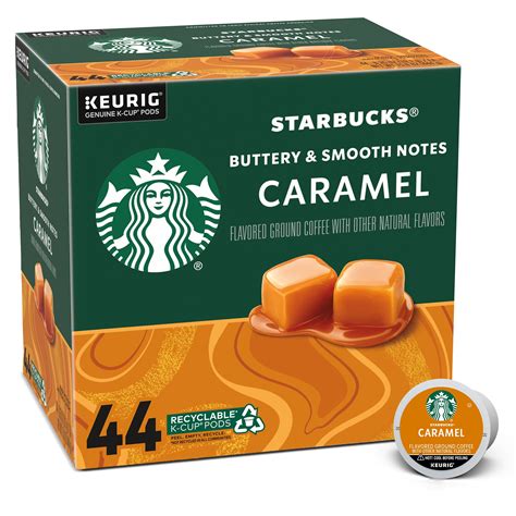 Starbucks, Caramel Medium Roast K-Cup Coffee Pods, 44 Count - Walmart.com