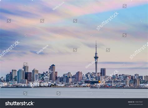 Auckland City Sunset Stock Photo 199675901 | Shutterstock