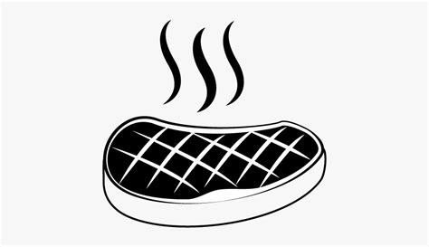 Steak Clipart Black And White , Free Transparent Clipart - ClipartKey