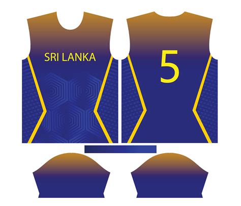 Srilanka cricket team sports kid design or Sri Lankan cricket jersey ...