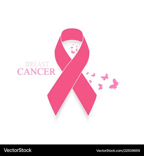 Breast Cancer Ribbon Vector Png