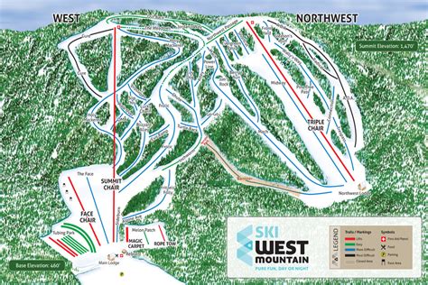 West Mountain Trail Map