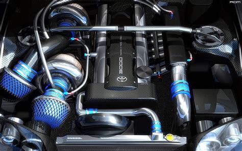 Incredible Toyota Supra engine bay [1280 x 800] : carporn