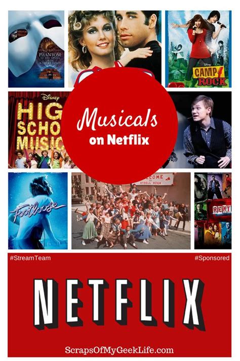 Musicals on Netflix My Family Streams Often #StreamTeam | Musicals ...