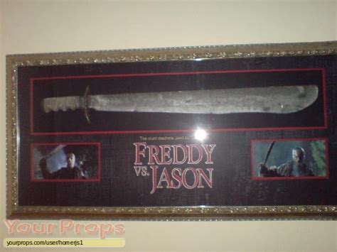 Freddy vs. Jason jasons stunt machete original prop weapon