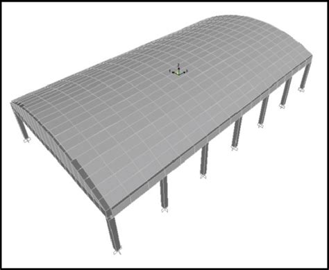 Meshing view of Cylindrical Shell Structure | Download Scientific Diagram