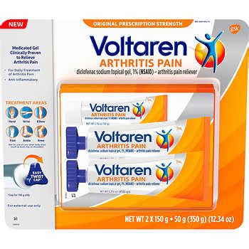 Voltaren Arthritis Pain Gel, 12.34 oz, 3 ct | Costco