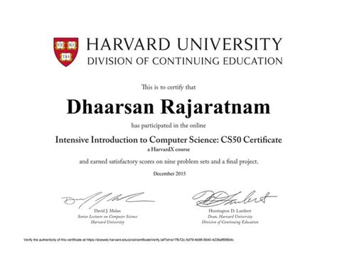 HarvardX CS50 Certificate _ edX