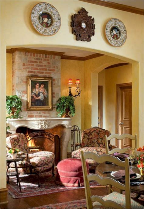 22 Gorgeous Small Keeping Room with Fireplace Ideas For More Fun Live | French country living ...