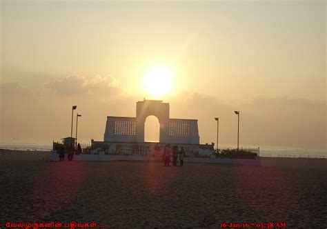 Besant Nagar Beach Sunrise View - Exploring My Life