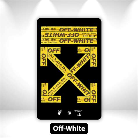 Off-White - Sticker TNG Sticker NFC Card Skincard Off White by Sticko Animation | Lazada