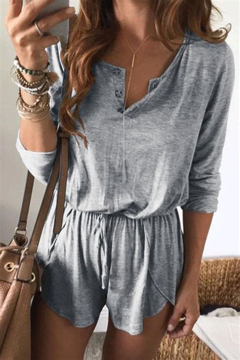 Details: Material: Cotton Blends Style: Casual Pattern Type: Solid Fit Type: Loose SIZE(IN) US ...