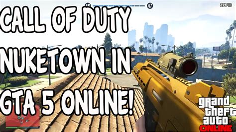 GTA 5 ONLINE PS4 - ''CALL OF DUTY IN GTA ONLINE!'' - (GTA 5 FIRST PERSON GAMEPLAY!) - YouTube