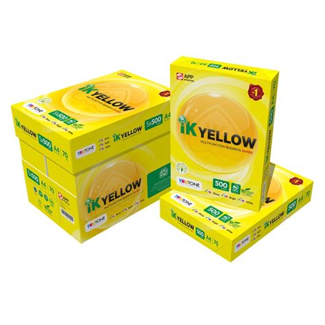 ik yellow a4 paper 500 sheet | Shopee Malaysia