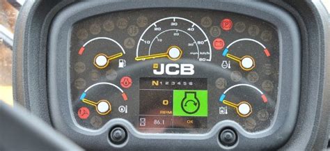 JCB Loader Dashboard Warning Lights and Symbols, Means