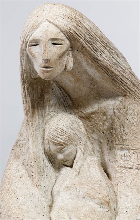 Austin Productions Acoma Series Mother and Child Sculpture sold at auction on 23rd February ...