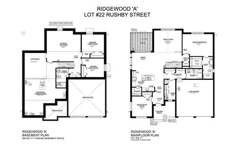 Doug Tarry Homes » Lot #22 Ridgewood Floor Plans for Publisher May 16 2018