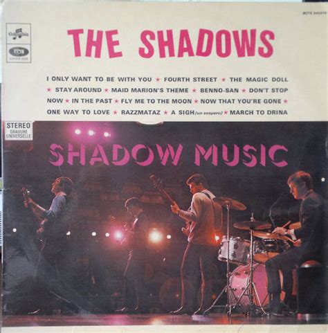 Albúm Shadow music de Shadows en CDandLP