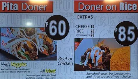 Turks Shawarma Menu, Menu for Turks Shawarma, SM City North EDSA, Quezon City - Zomato Philippines